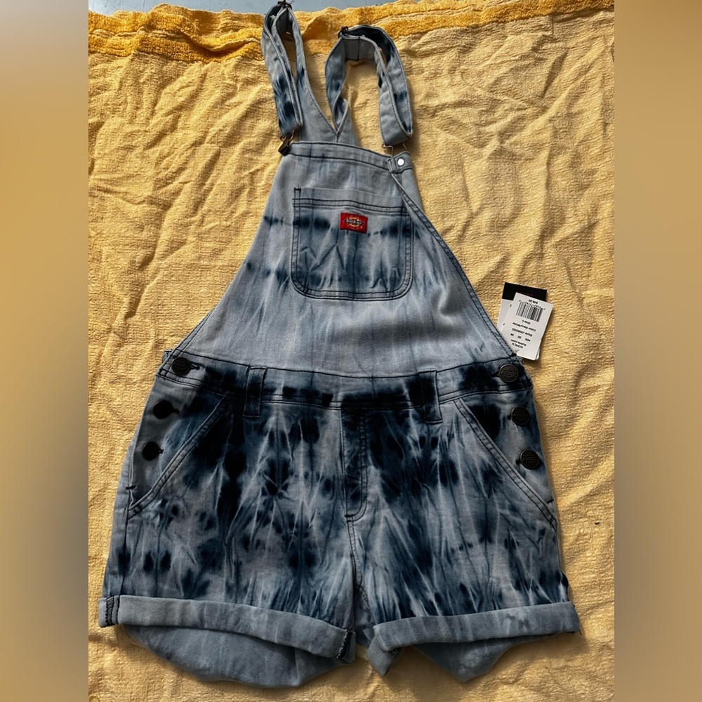 Tie dye dickies overalls